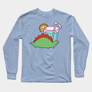 Stegosaurus Fruit Drink Long Sleeve T-Shirt